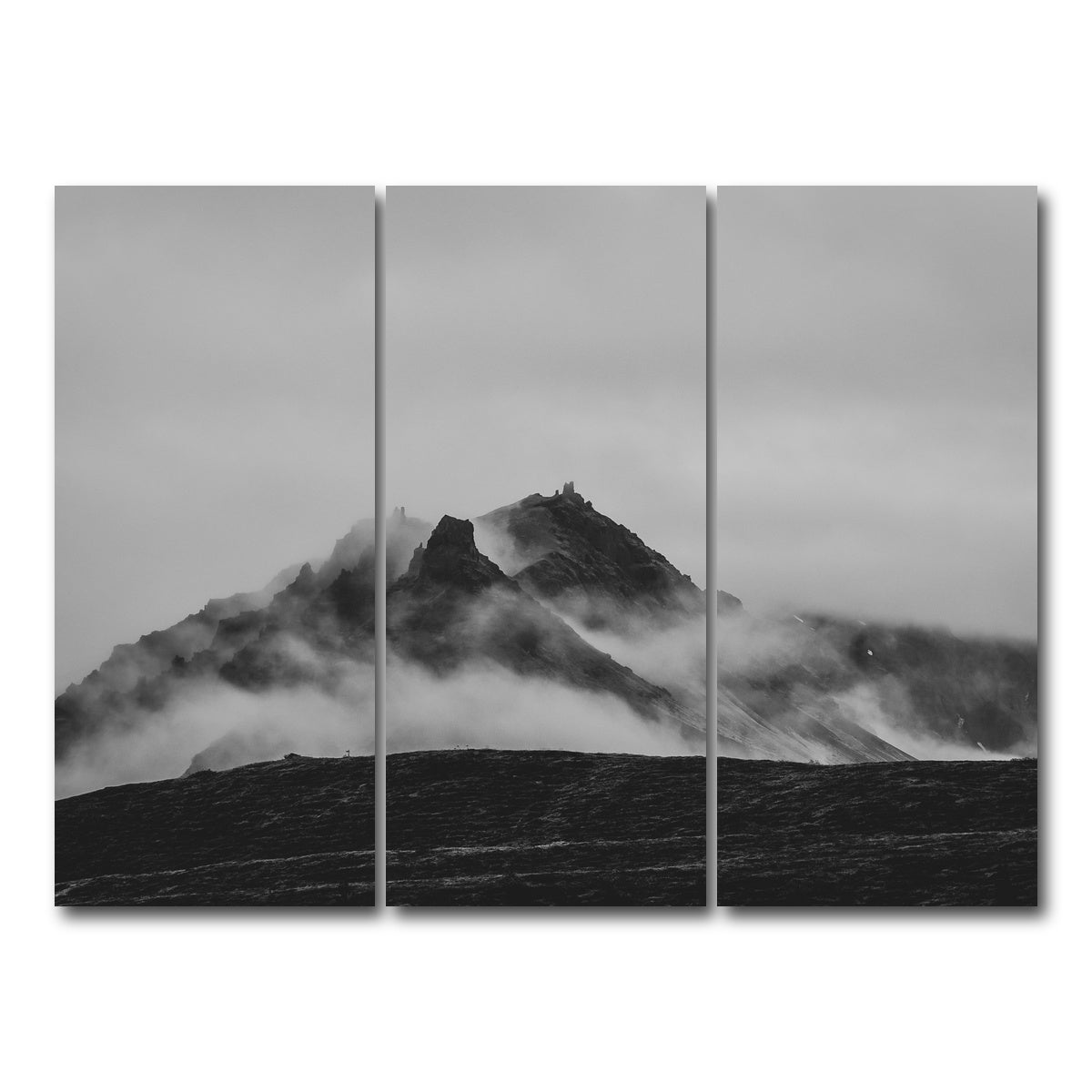 AUTO-MOCKUP WHITE | Misty Peaks | 3 Piece | Gallery Wrap Canvas | group=8x18