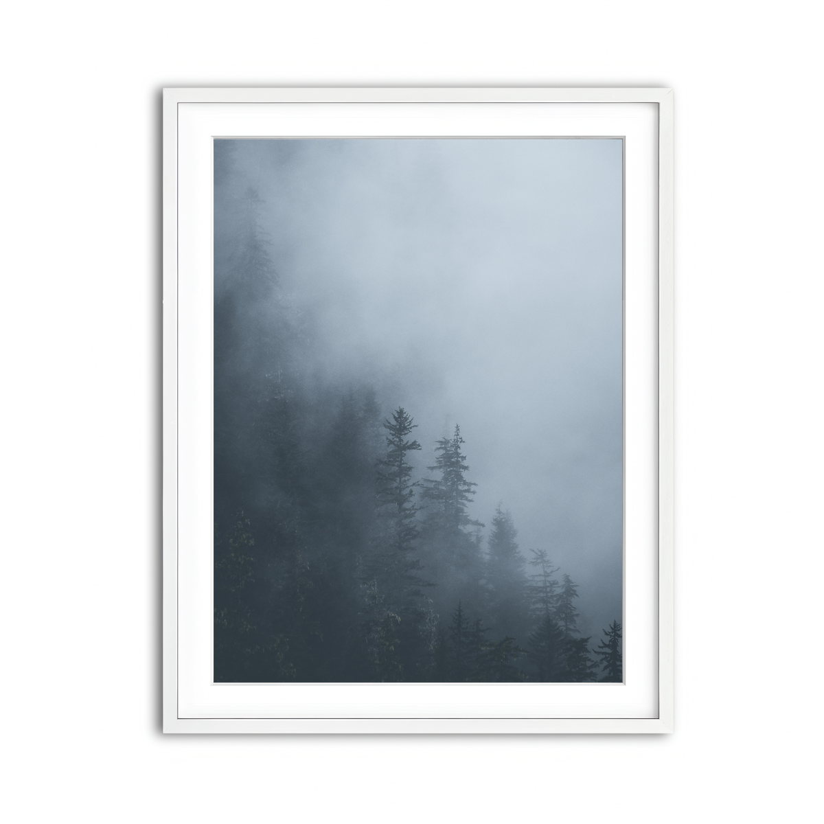 Framed Print 3x4 White
