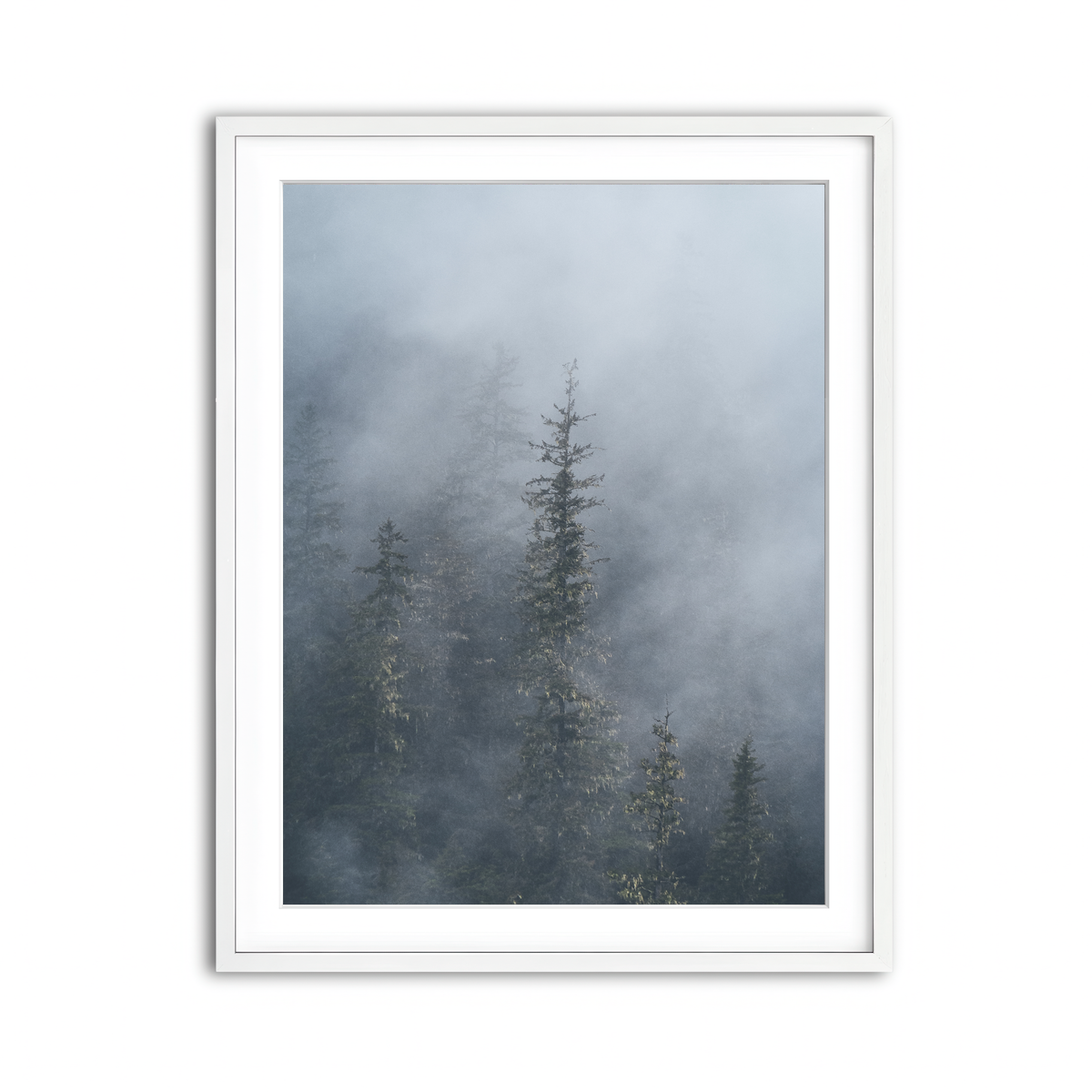 Framed Print 3x4 White