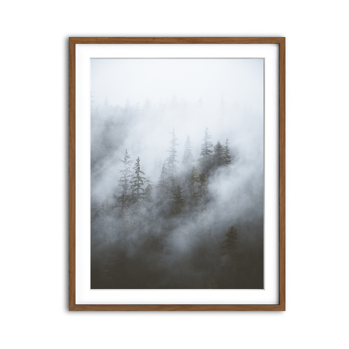 Framed Print 3x4 Walnut