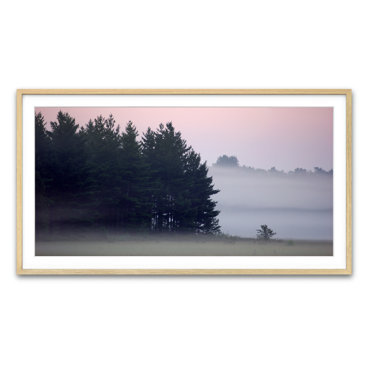 Framed Print 2x1 Natural