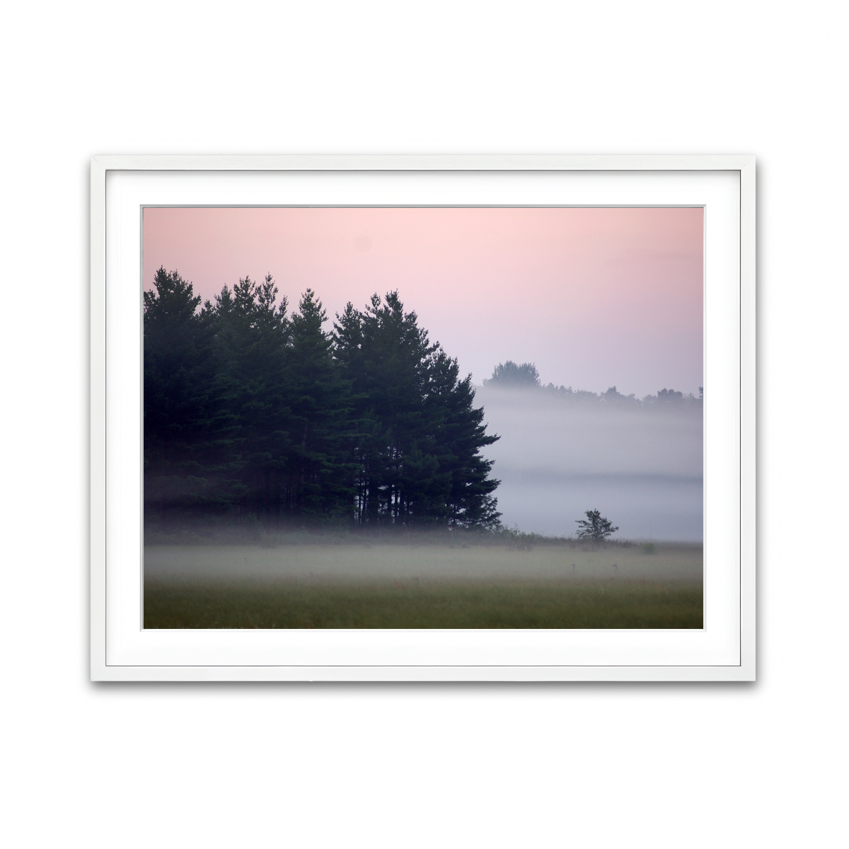 Framed Print 4x3 White