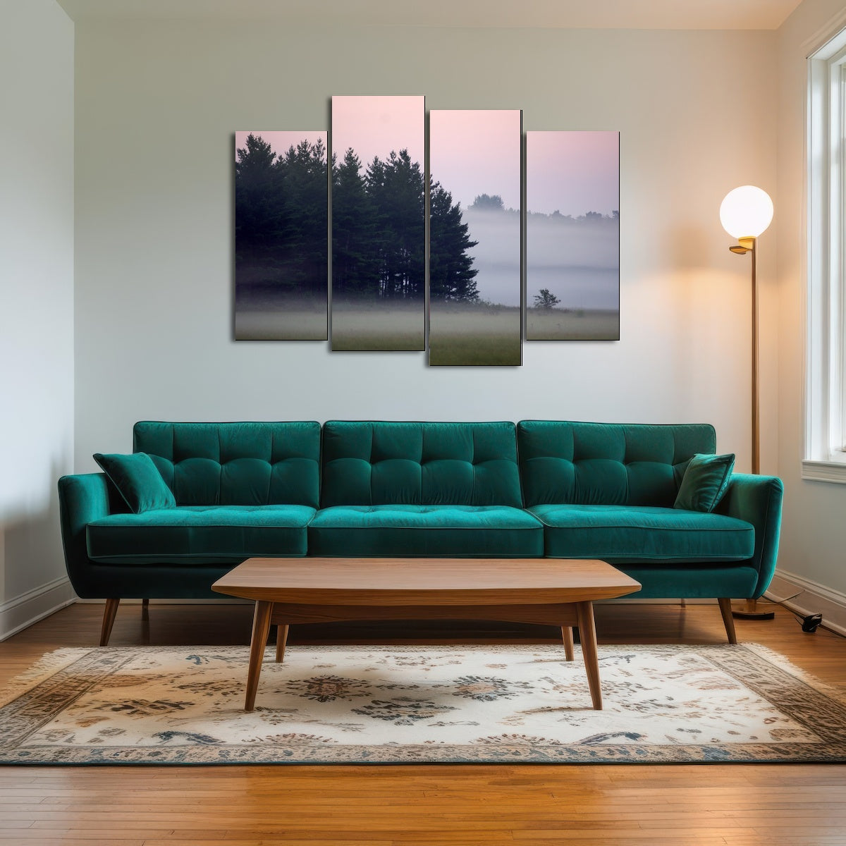 AUTO-MOCKUP ROOM | Misty Wisconsin Morning Castle Rock Lake