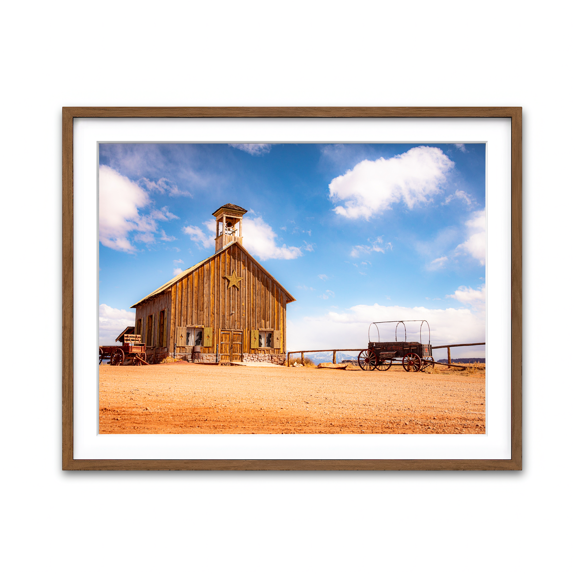 Framed Print 4x3 Walnut
