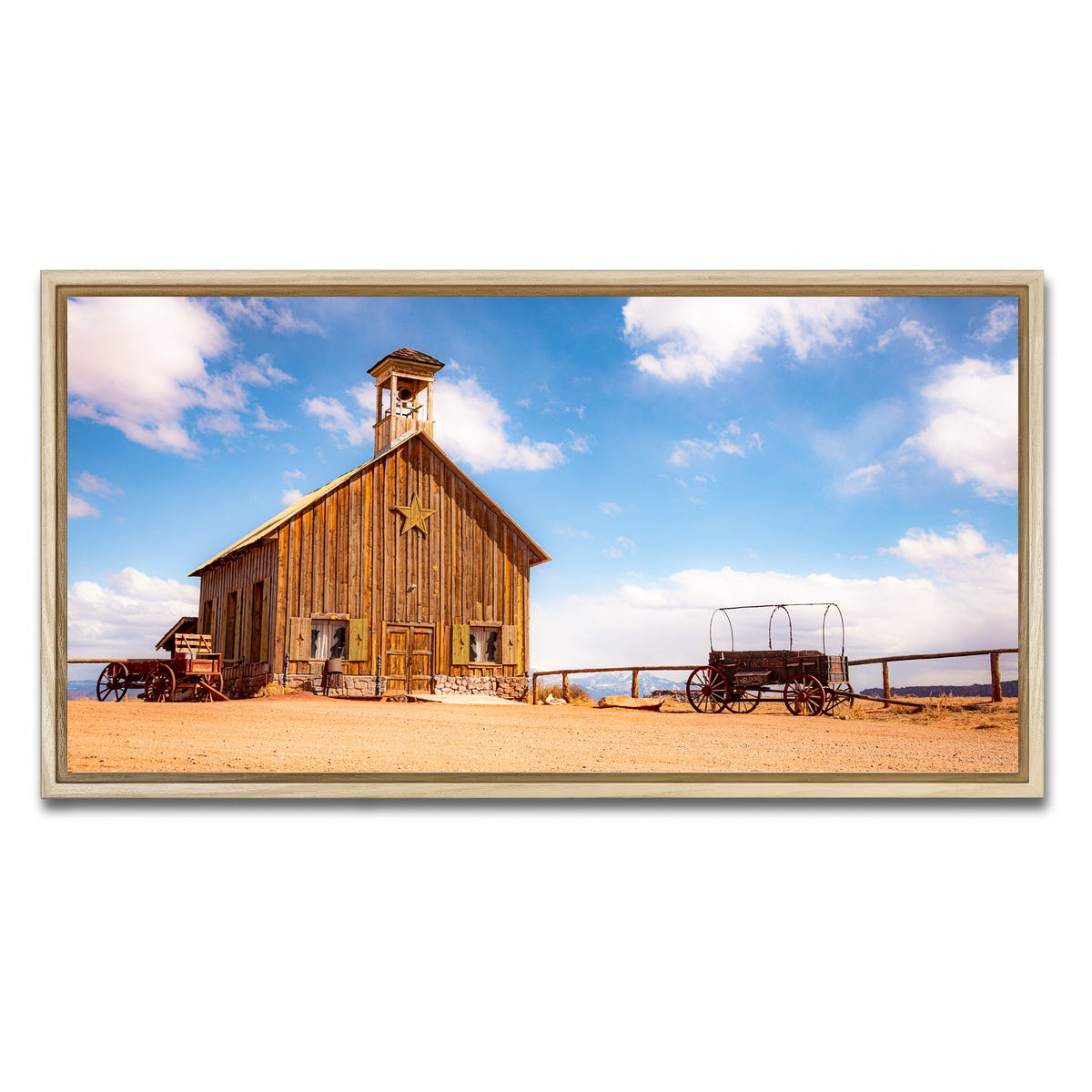 AUTO-MOCKUP WHITE | Moab Barn | 1 Piece | Natural Framed Canvas | group=2x1