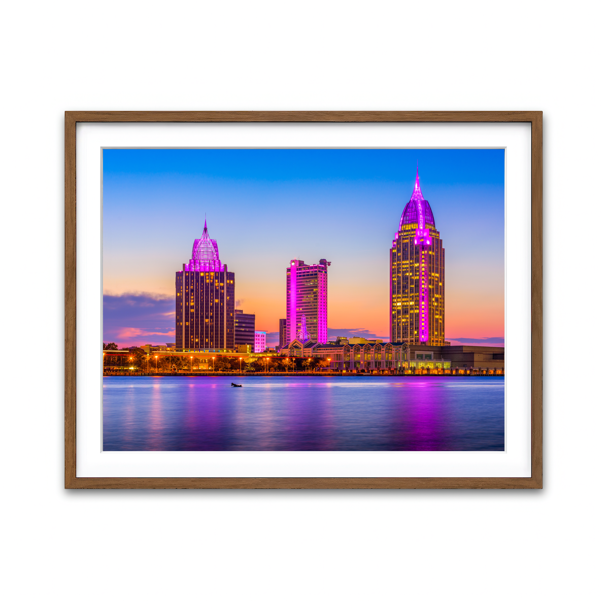 Framed Print 4x3 Walnut