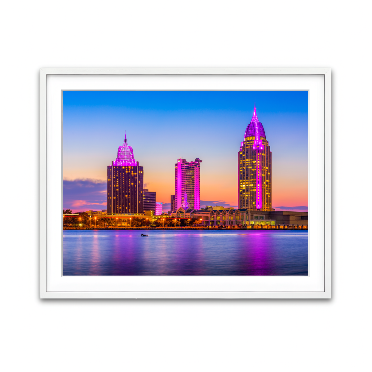 Framed Print 4x3 White