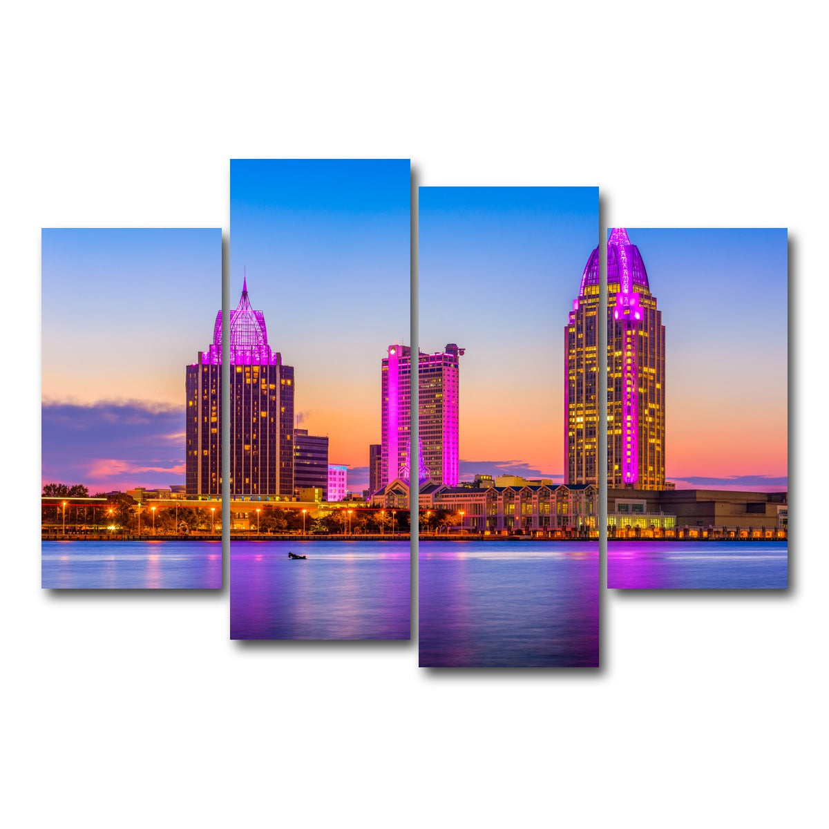 AUTO-MOCKUP WHITE | Mobile | 4 Piece | Gallery Wrap Canvas | group=4_short