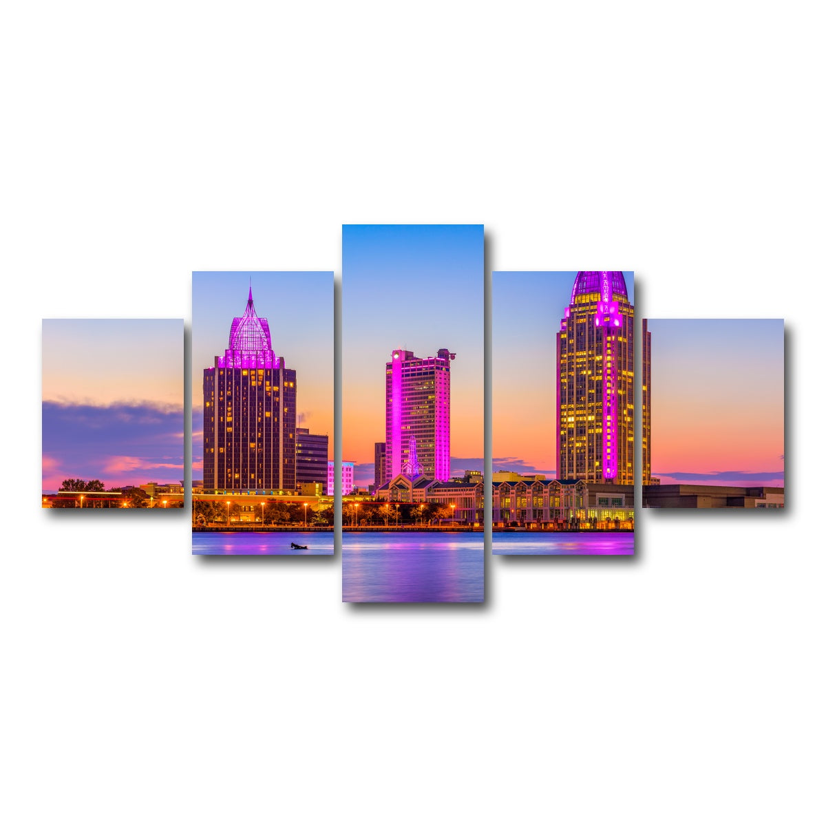 AUTO-MOCKUP WHITE | Mobile | 5 Piece | Gallery Wrap Canvas | group=5_short