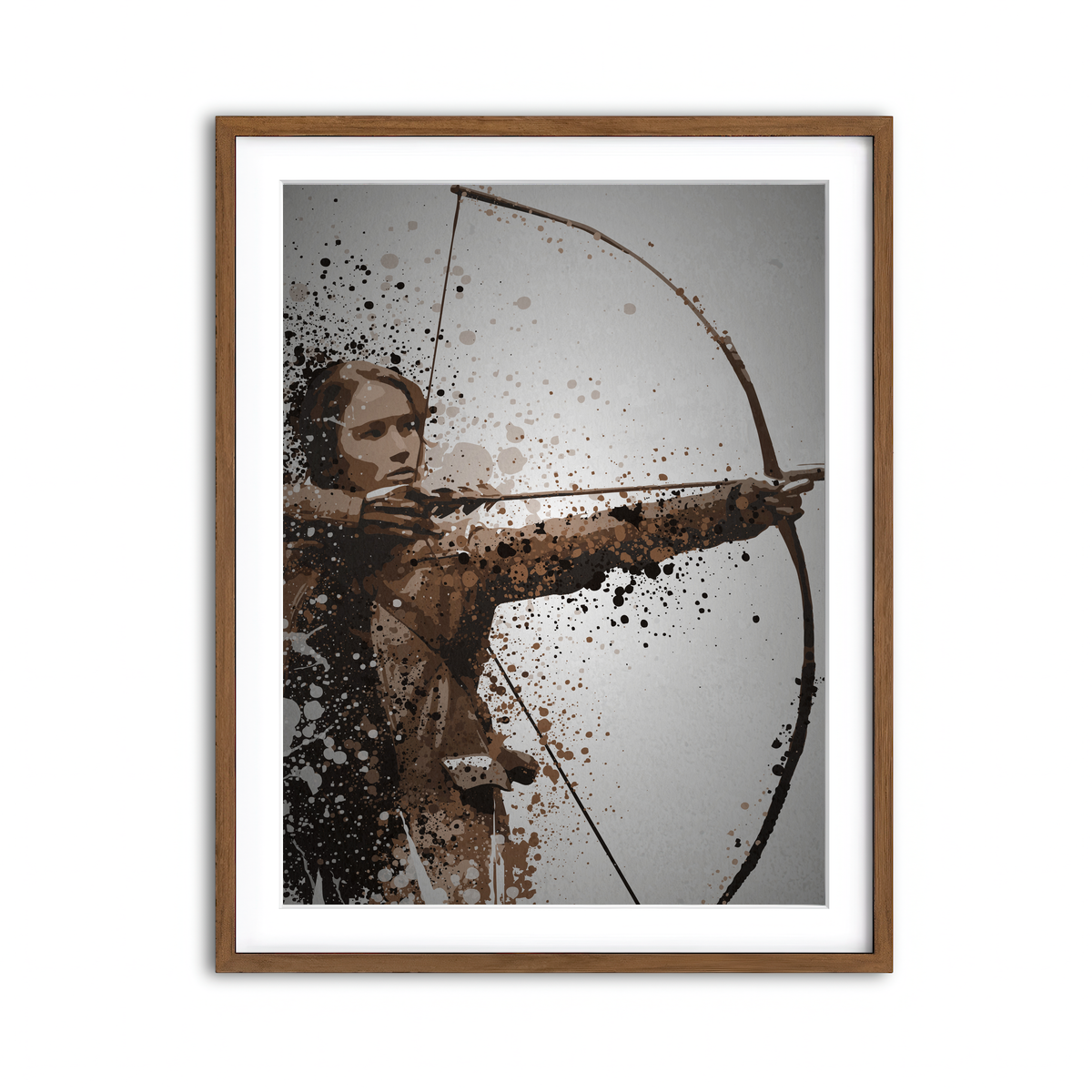 Framed Print 3x4 Walnut
