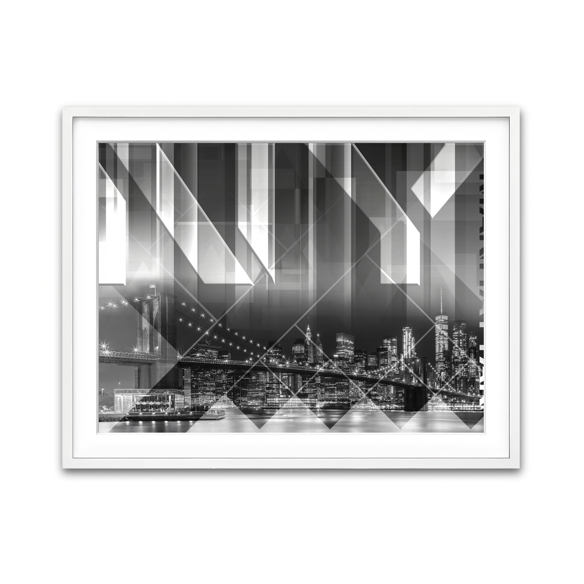 Framed Print 4x3 White