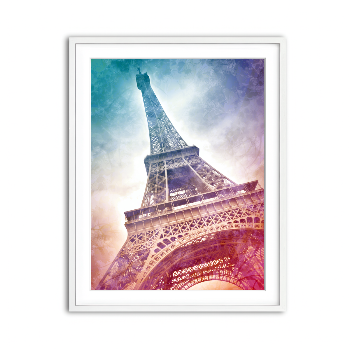 Framed Print 3x4 White