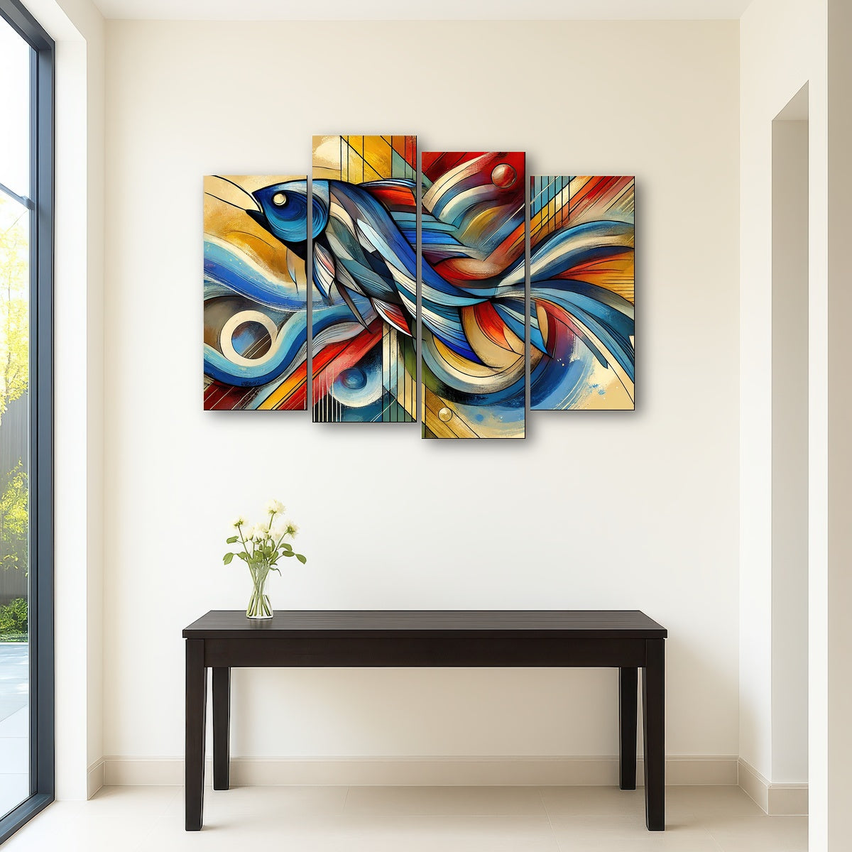 AUTO-MOCKUP ROOM | Modern Fish Art