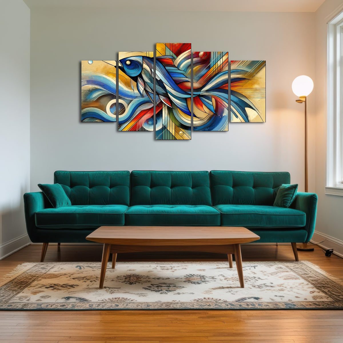 AUTO-MOCKUP ROOM | Modern Fish Art