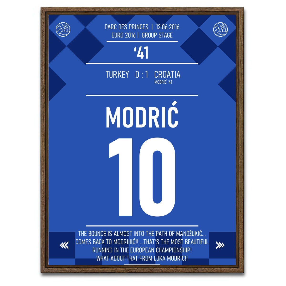 AUTO-MOCKUP WHITE | Modric | 1 Piece | Walnut Framed Canvas | group=3x4