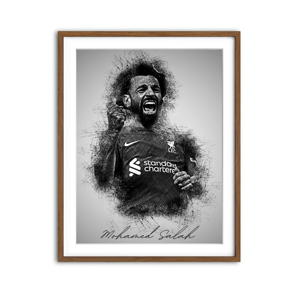 Framed Print 3x4 Walnut
