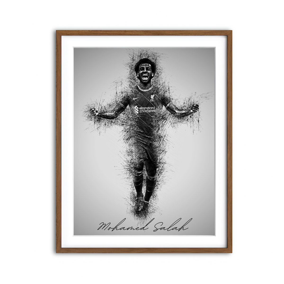 Framed Print 3x4 Walnut