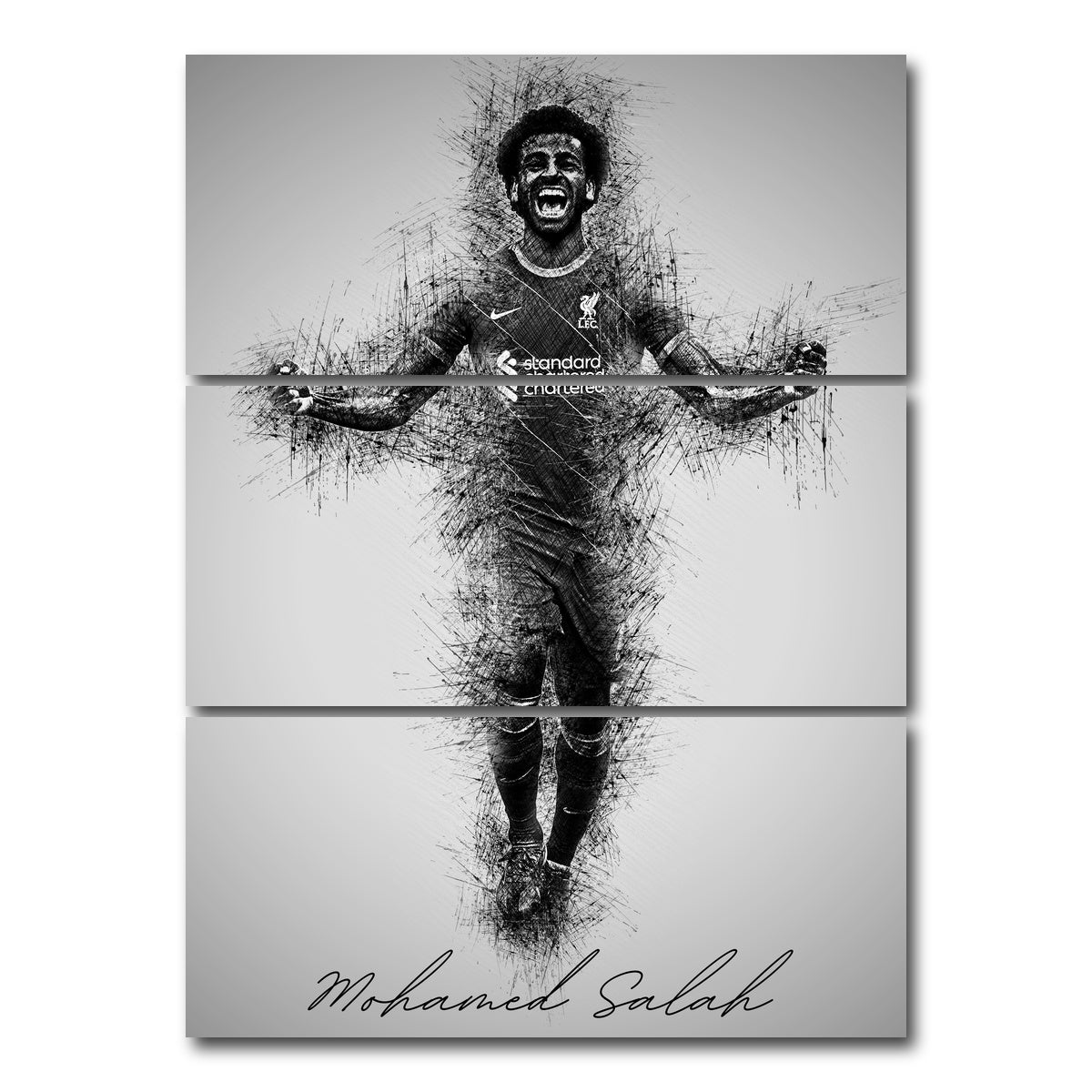 AUTO-MOCKUP WHITE | Mohamed Salah | 3 Piece | Gallery Wrap Canvas | group=8x18_stacked