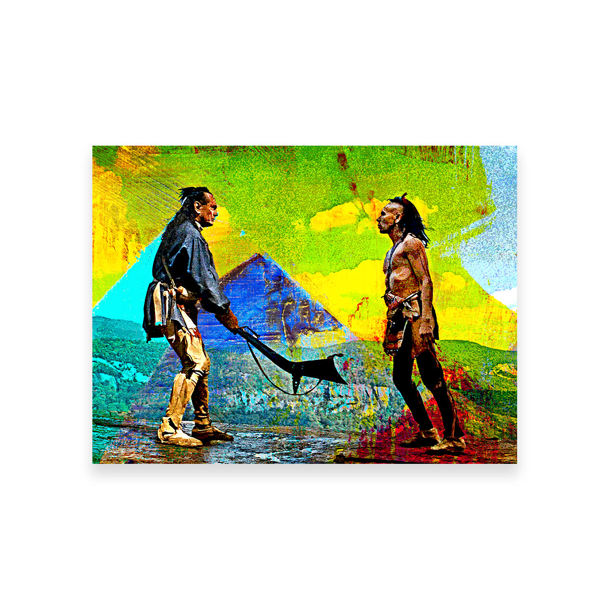 Last of the Mohicans Yellow Blend Wall Art