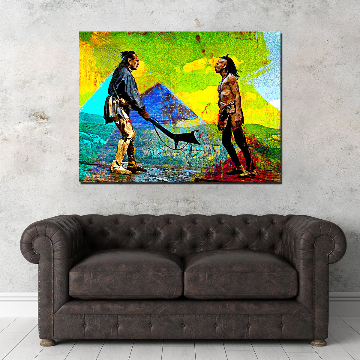 Last of the Mohicans Yellow Blend Wall Art