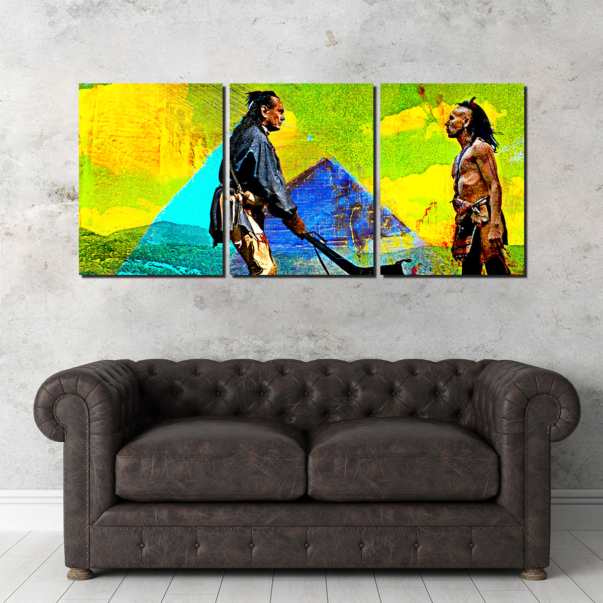 Last of the Mohicans Yellow Blend Wall Art