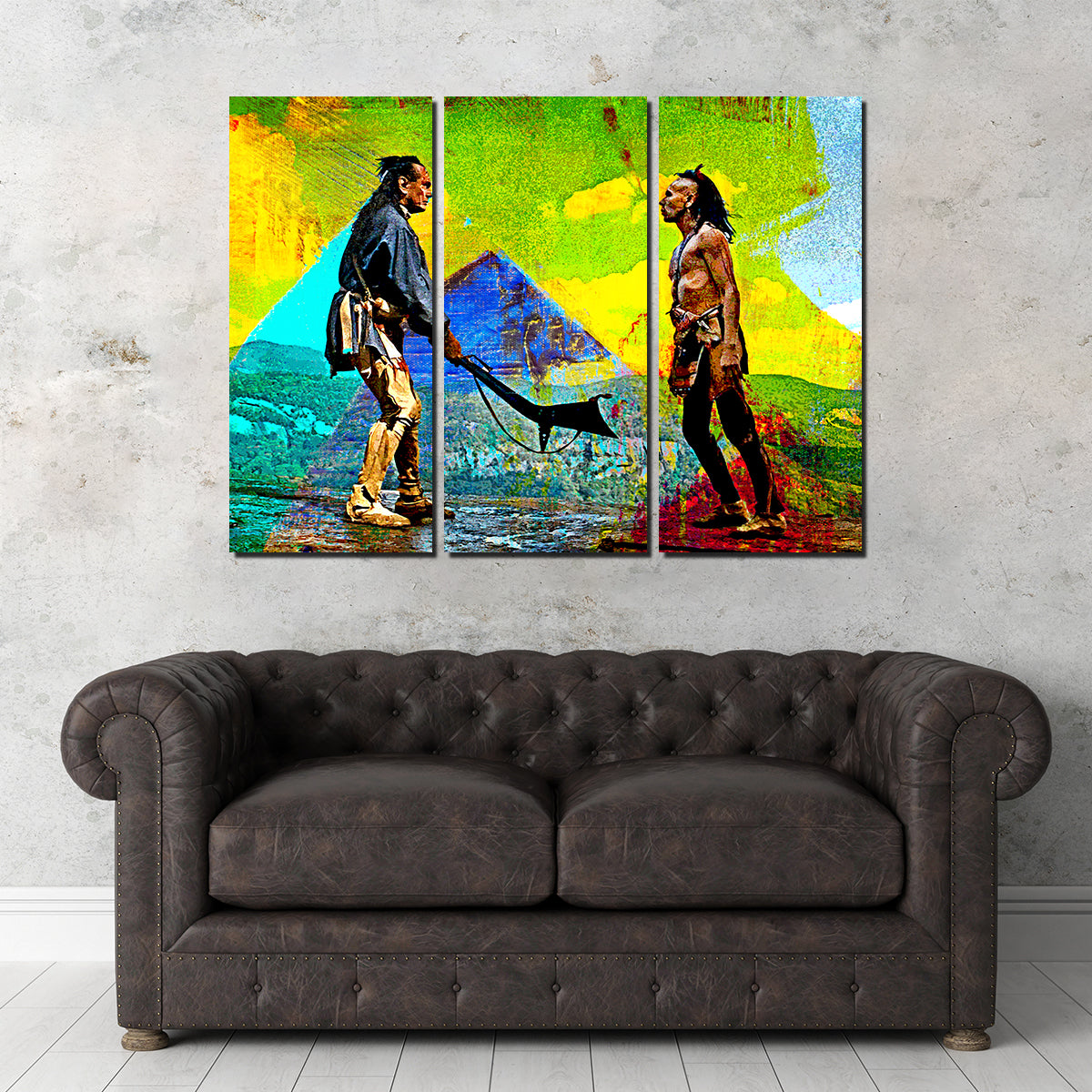Last of the Mohicans Yellow Blend Wall Art