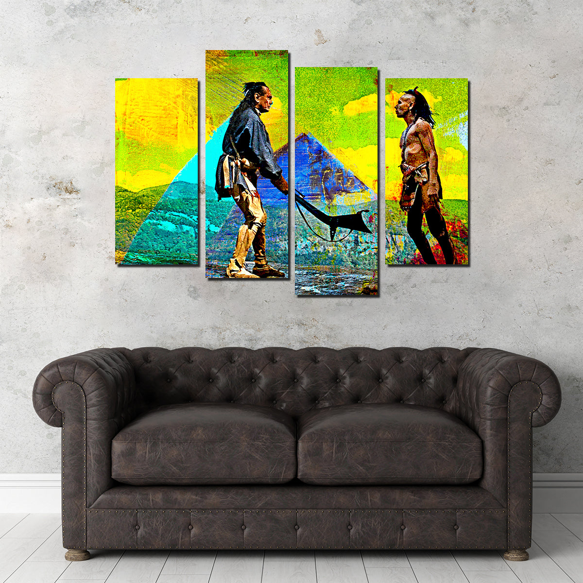 Last of the Mohicans Yellow Blend Wall Art