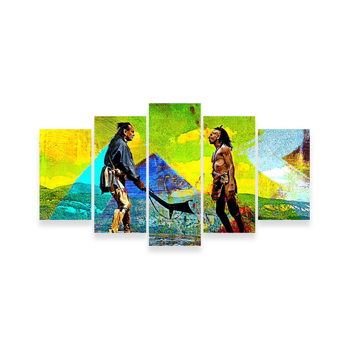 Last of the Mohicans Yellow Blend Wall Art