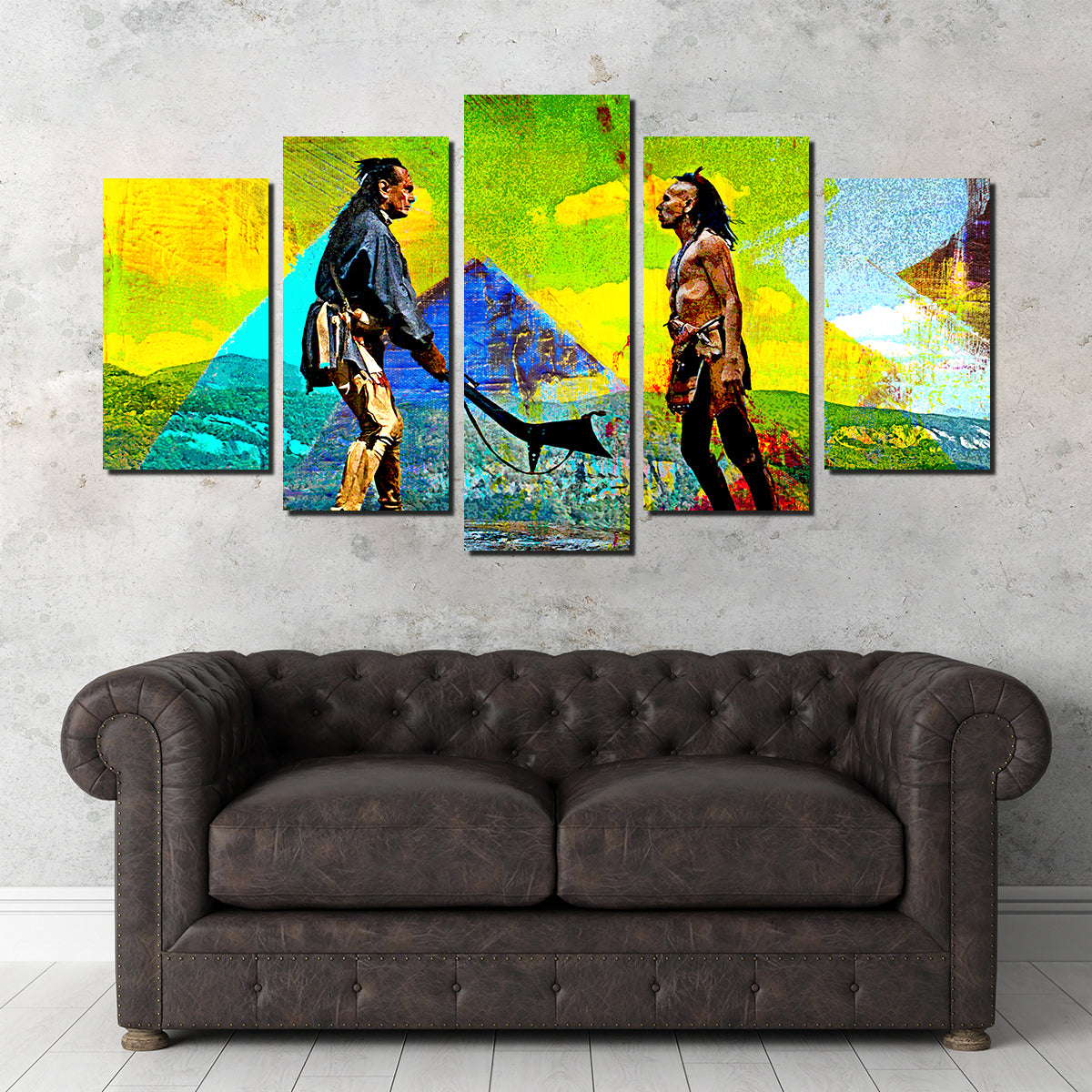 Last of the Mohicans Yellow Blend Wall Art