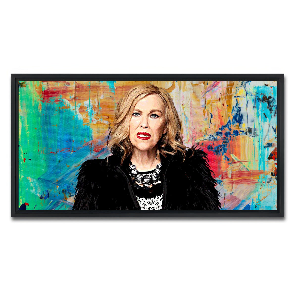 AUTO-MOCKUP WHITE | Moira | 1 Piece | Black Framed Canvas | group=2x1