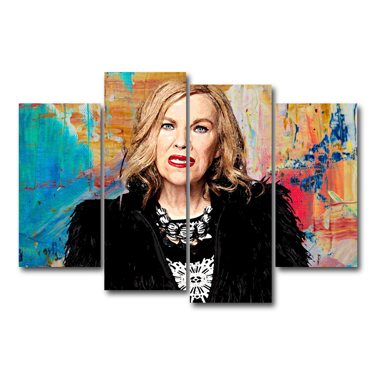 AUTO-MOCKUP WHITE | Moira | 4 Piece | Gallery Wrap Canvas | group=4_short