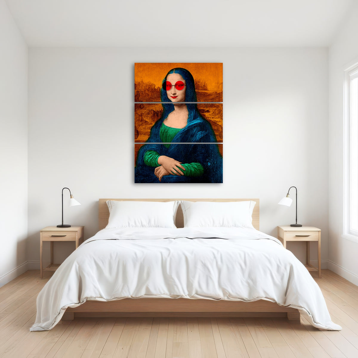 AUTO-MOCKUP ROOM | Mona Lisa Glasses Wall Art