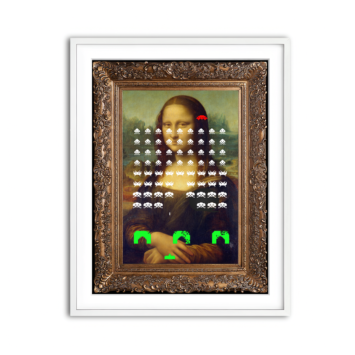 Framed Print 3x4 White
