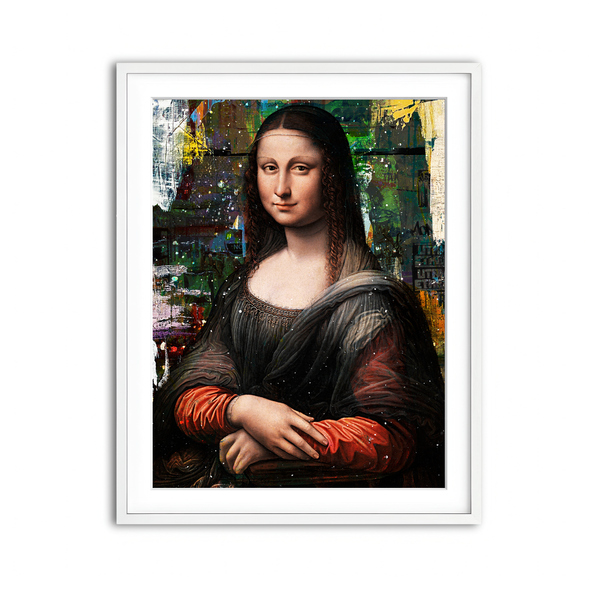 Framed Print 3x4 White