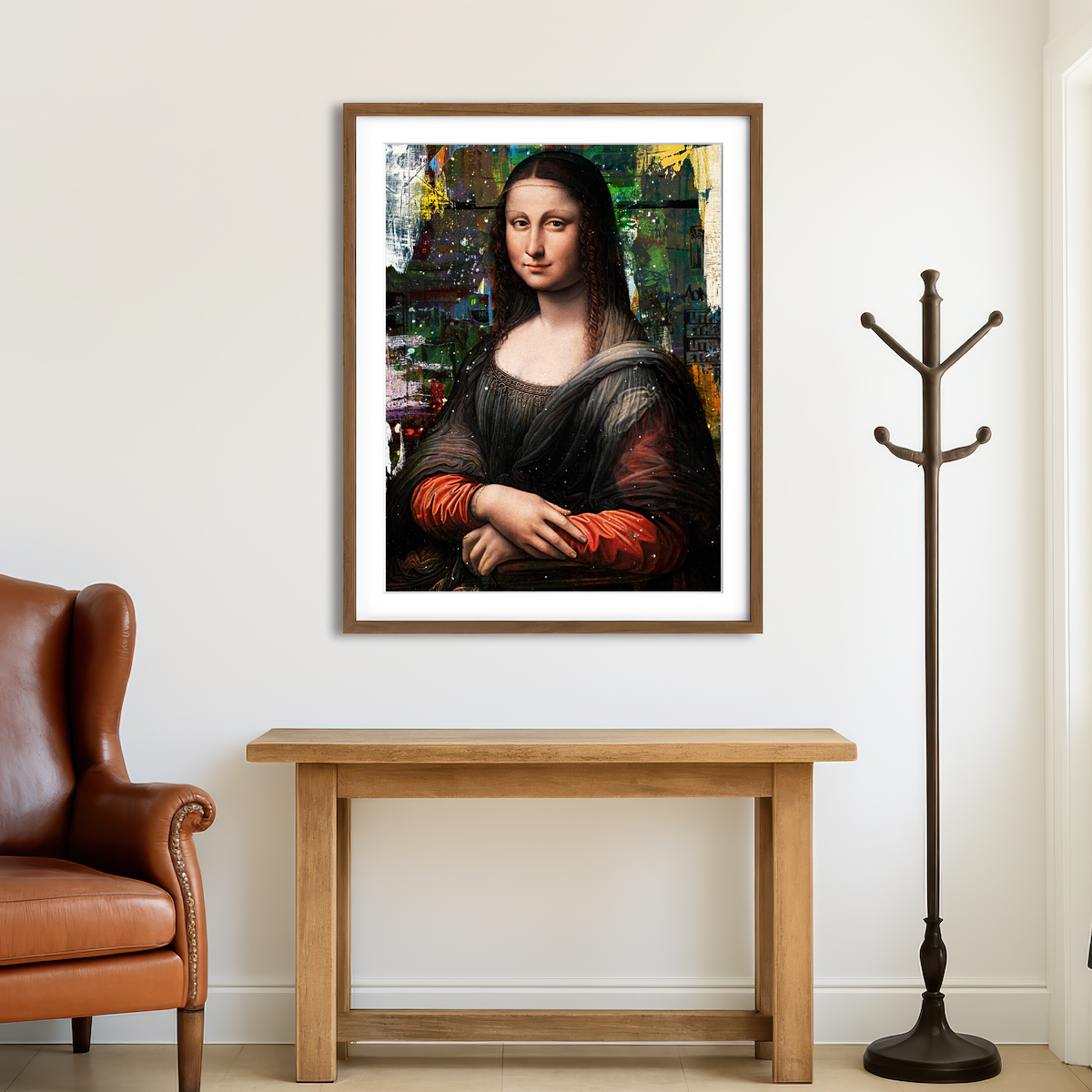 AUTO-MOCKUP ROOM | Mona Lisa Wall Art