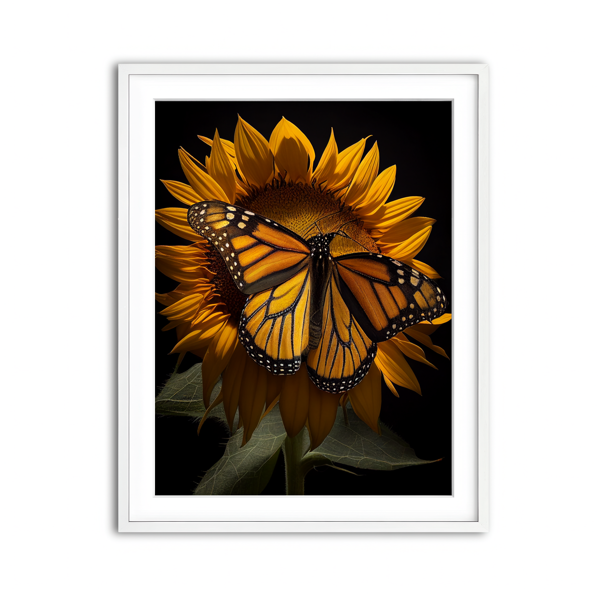 Framed Print 3x4 White