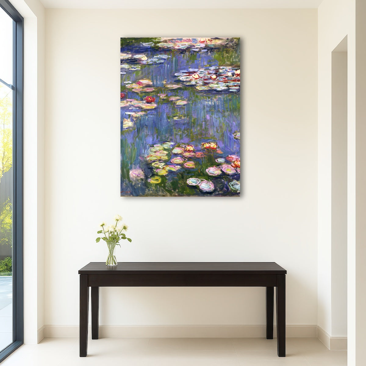 AUTO-MOCKUP ROOM | Monet Water Lilies