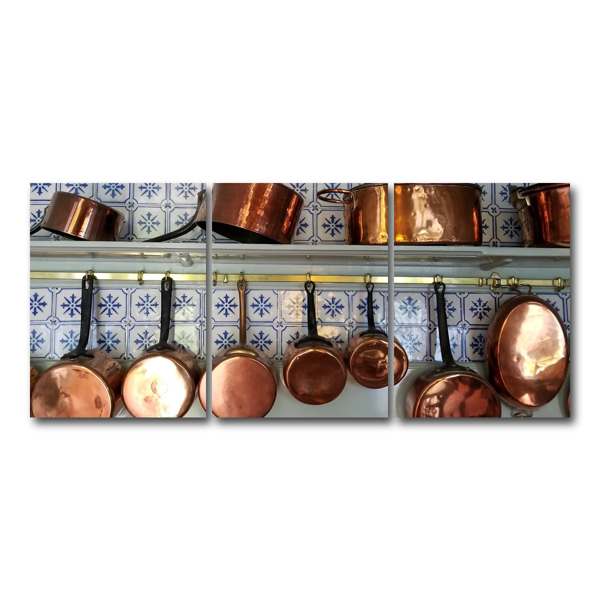 AUTO-MOCKUP WHITE | Monet's Kitchen - Giverny, France | 3 Piece | Gallery Wrap Canvas | group=18x24