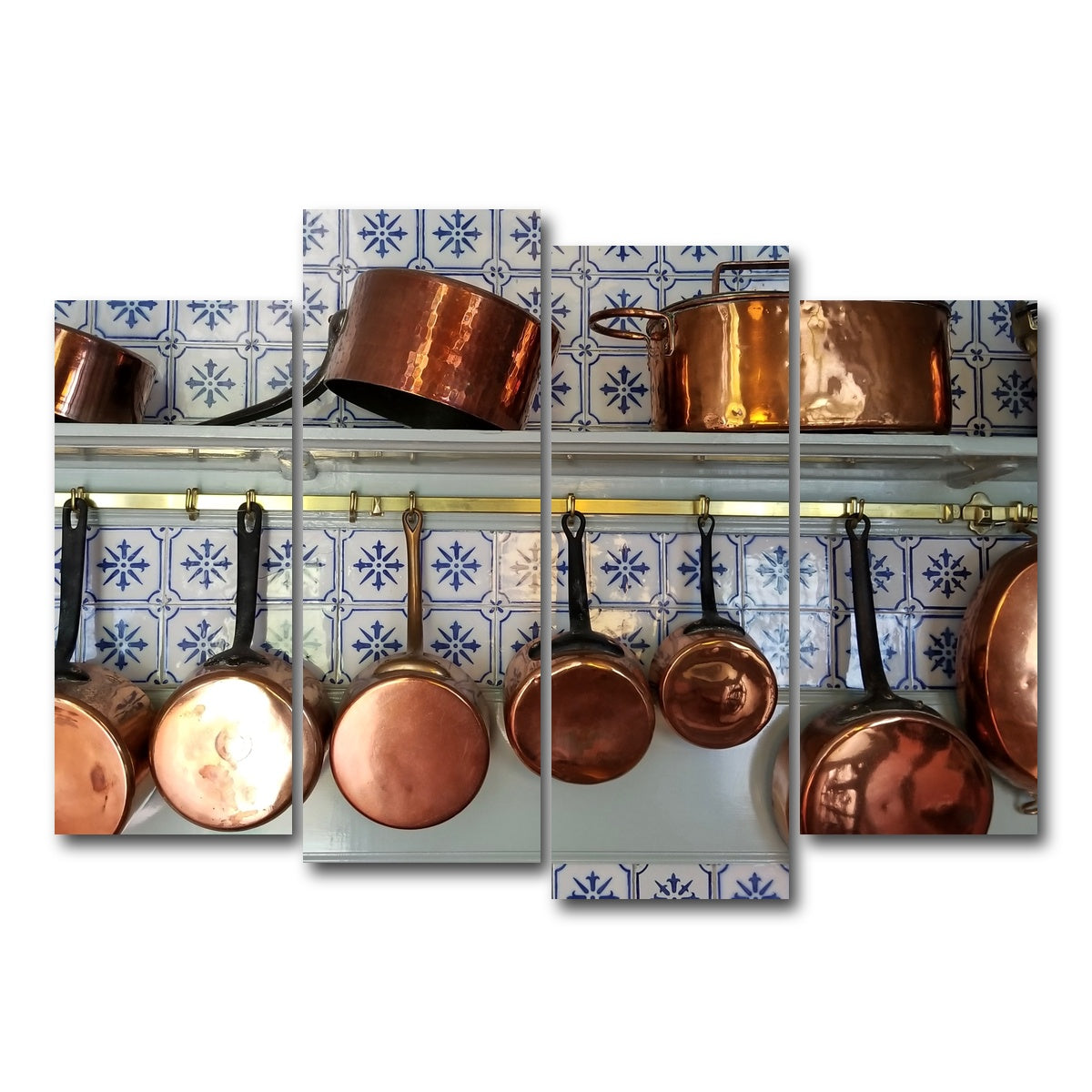 AUTO-MOCKUP WHITE | Monet's Kitchen - Giverny, France | 4 Piece | Gallery Wrap Canvas | group=4_normal