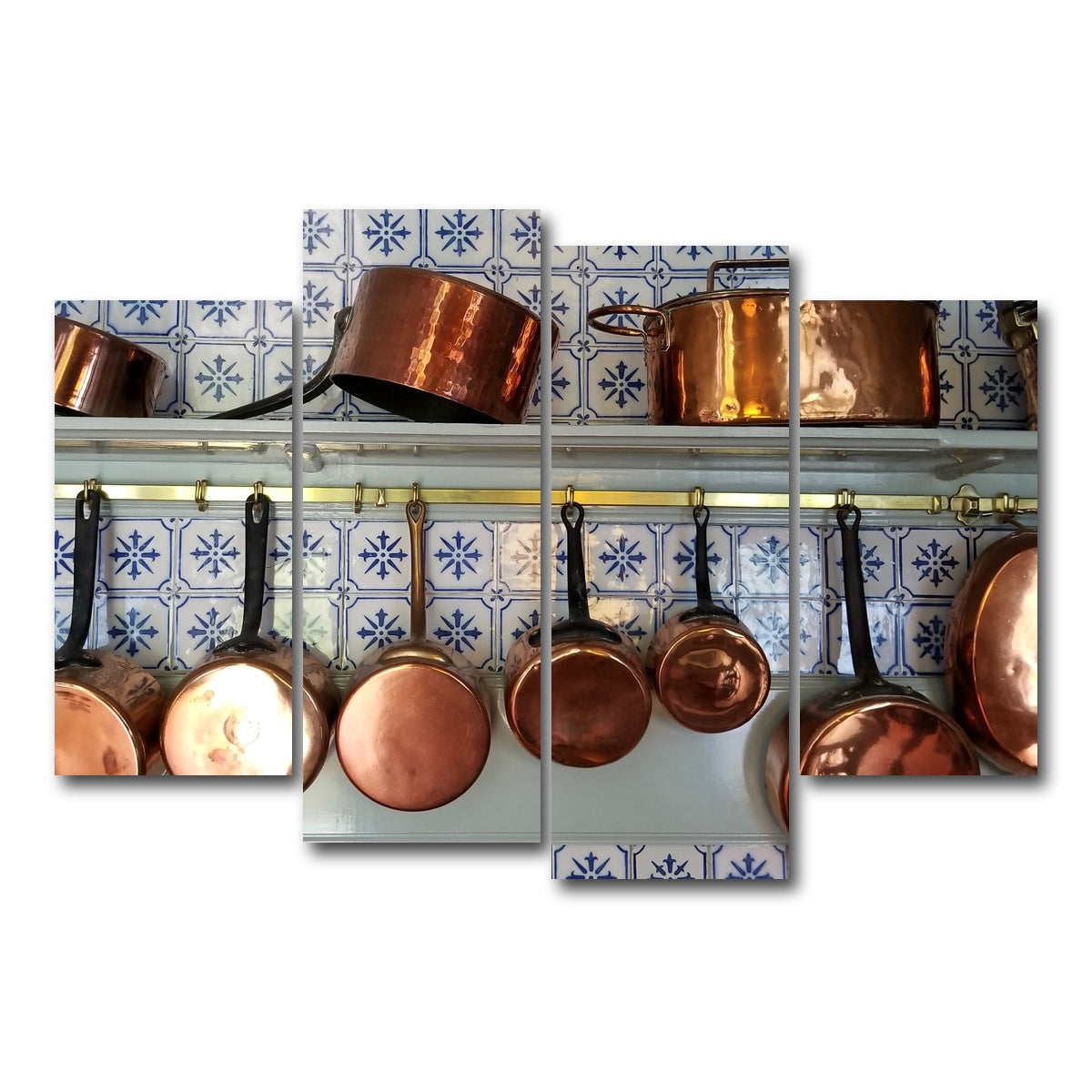 AUTO-MOCKUP WHITE | Monet's Kitchen - Giverny, France | 4 Piece | Gallery Wrap Canvas | group=4_short