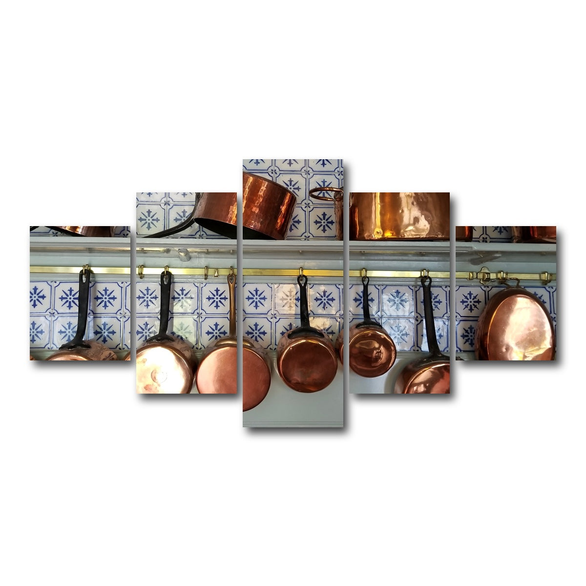 AUTO-MOCKUP WHITE | Monet's Kitchen - Giverny, France | 5 Piece | Gallery Wrap Canvas | group=5_short