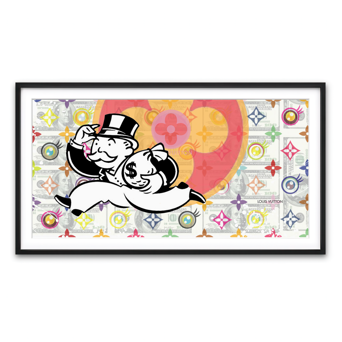 Framed Print 2x1 Black