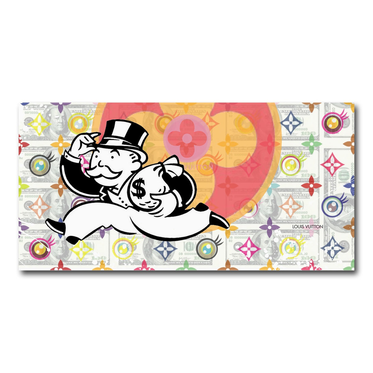 AUTO-MOCKUP WHITE | Money Bag Boy | 1 Piece | Gallery Wrap Canvas | group=2x1