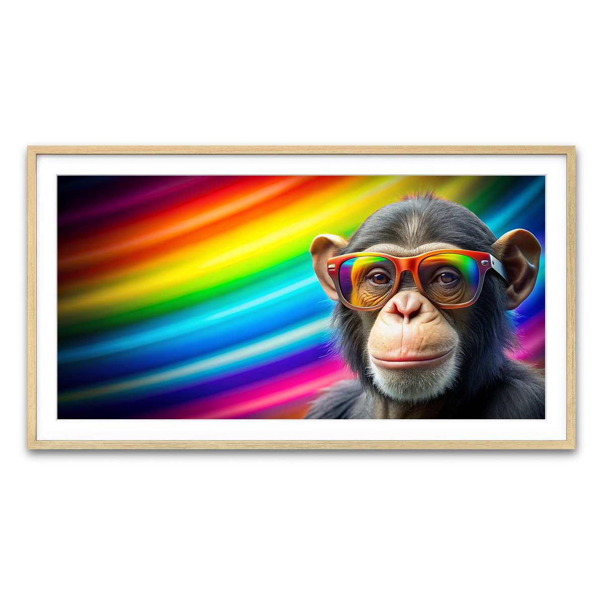 Framed Print 2x1 Natural