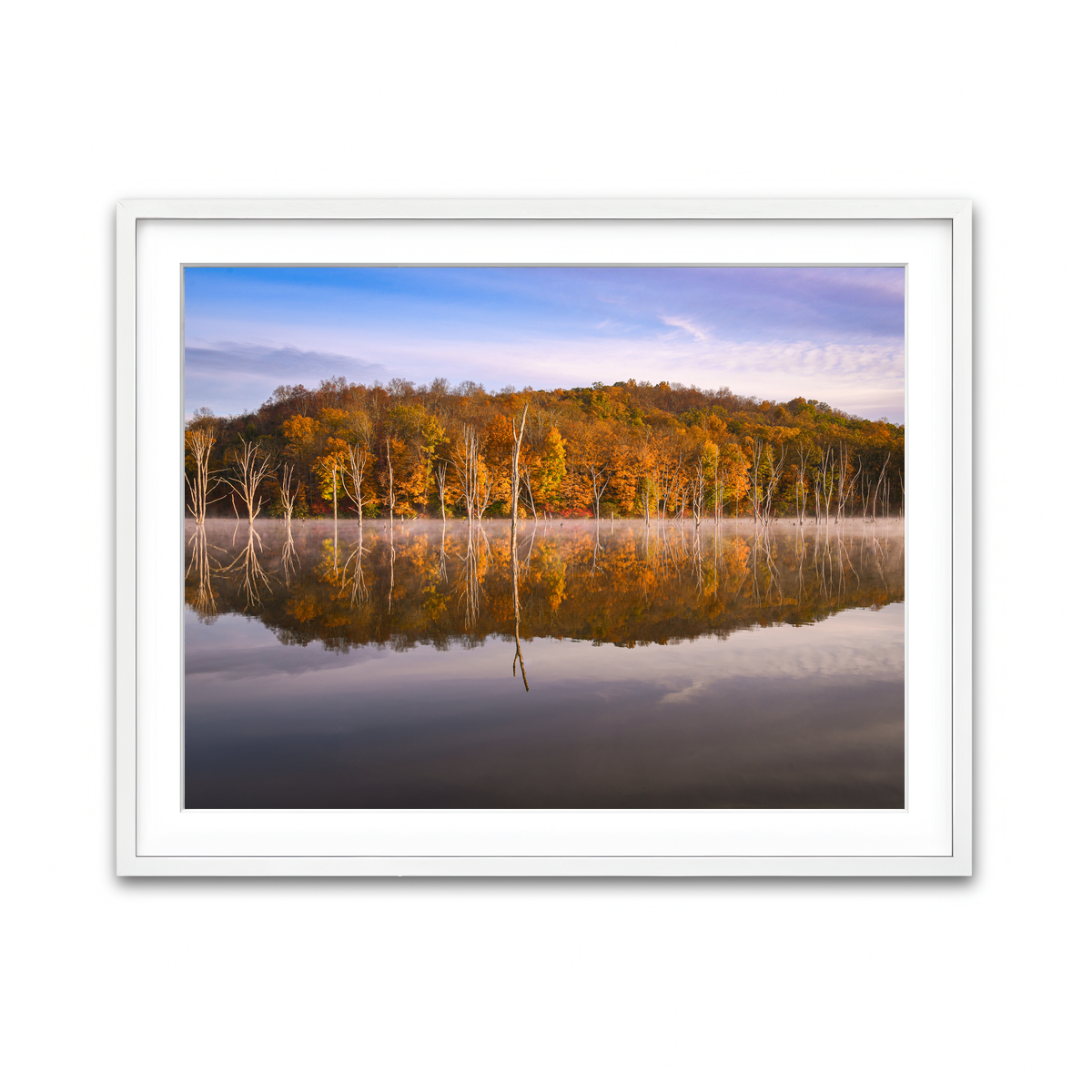 Framed Print 4x3 White