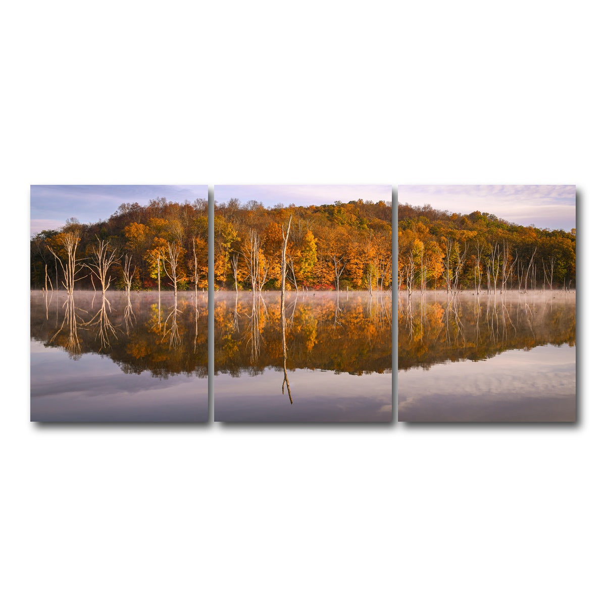 AUTO-MOCKUP WHITE | Monksville Mist | 3 Piece | Gallery Wrap Canvas | group=18x24