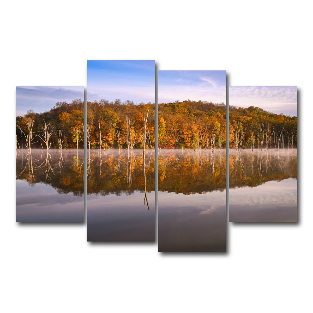 AUTO-MOCKUP WHITE | Monksville Mist | 4 Piece | Gallery Wrap Canvas | group=4_short