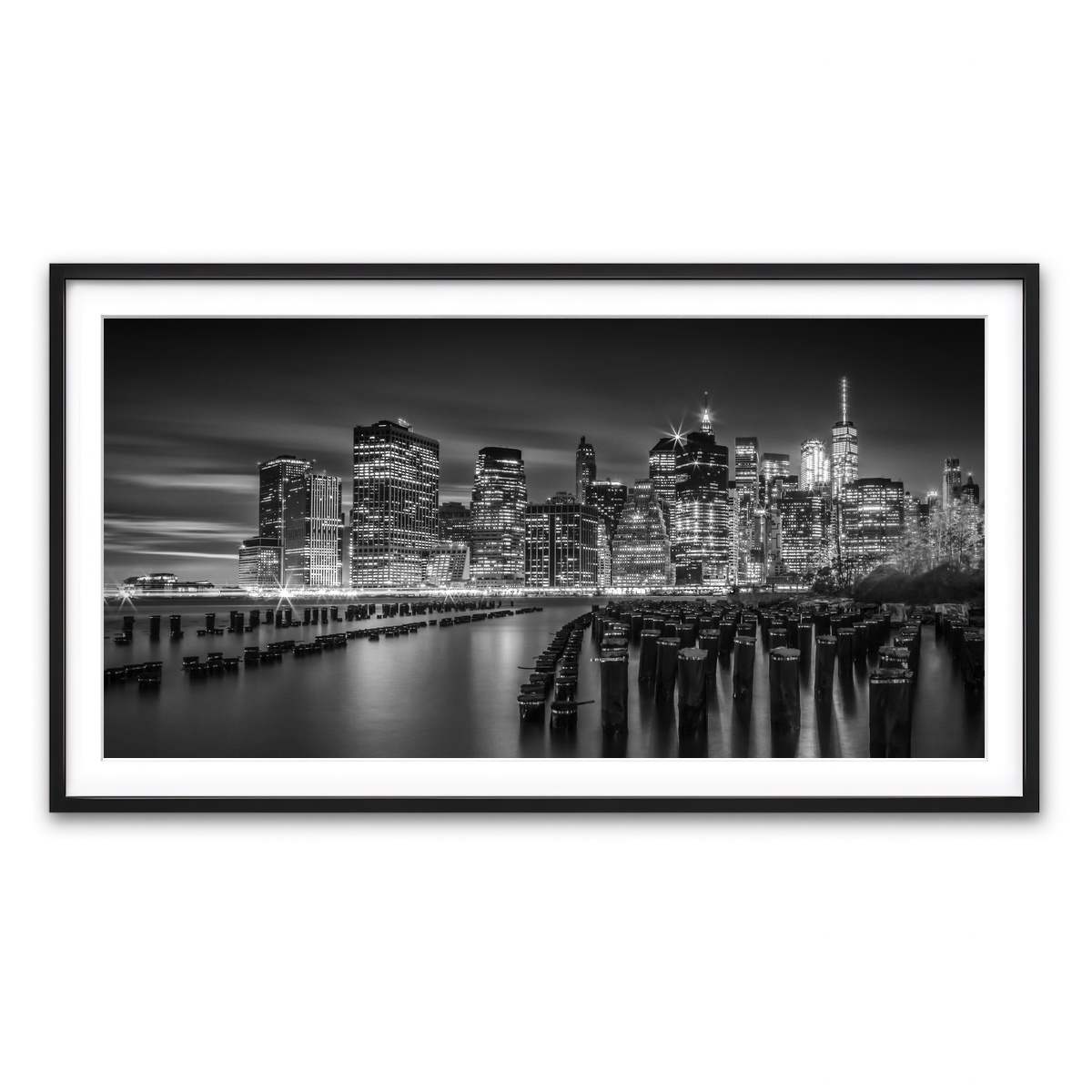 Framed Print 2x1 Black