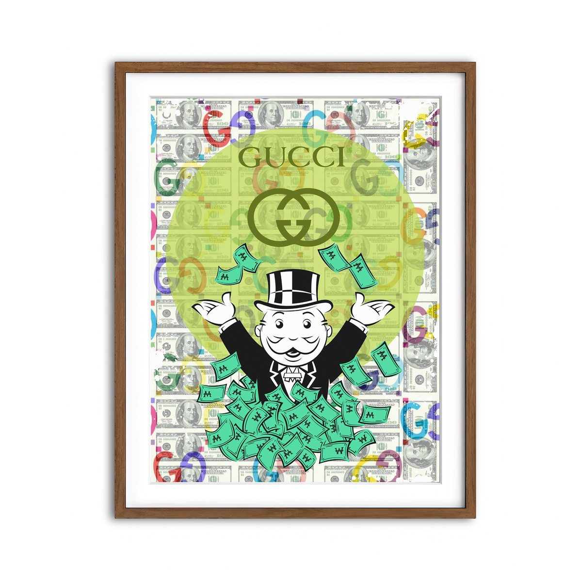 Framed Print 3x4 Walnut