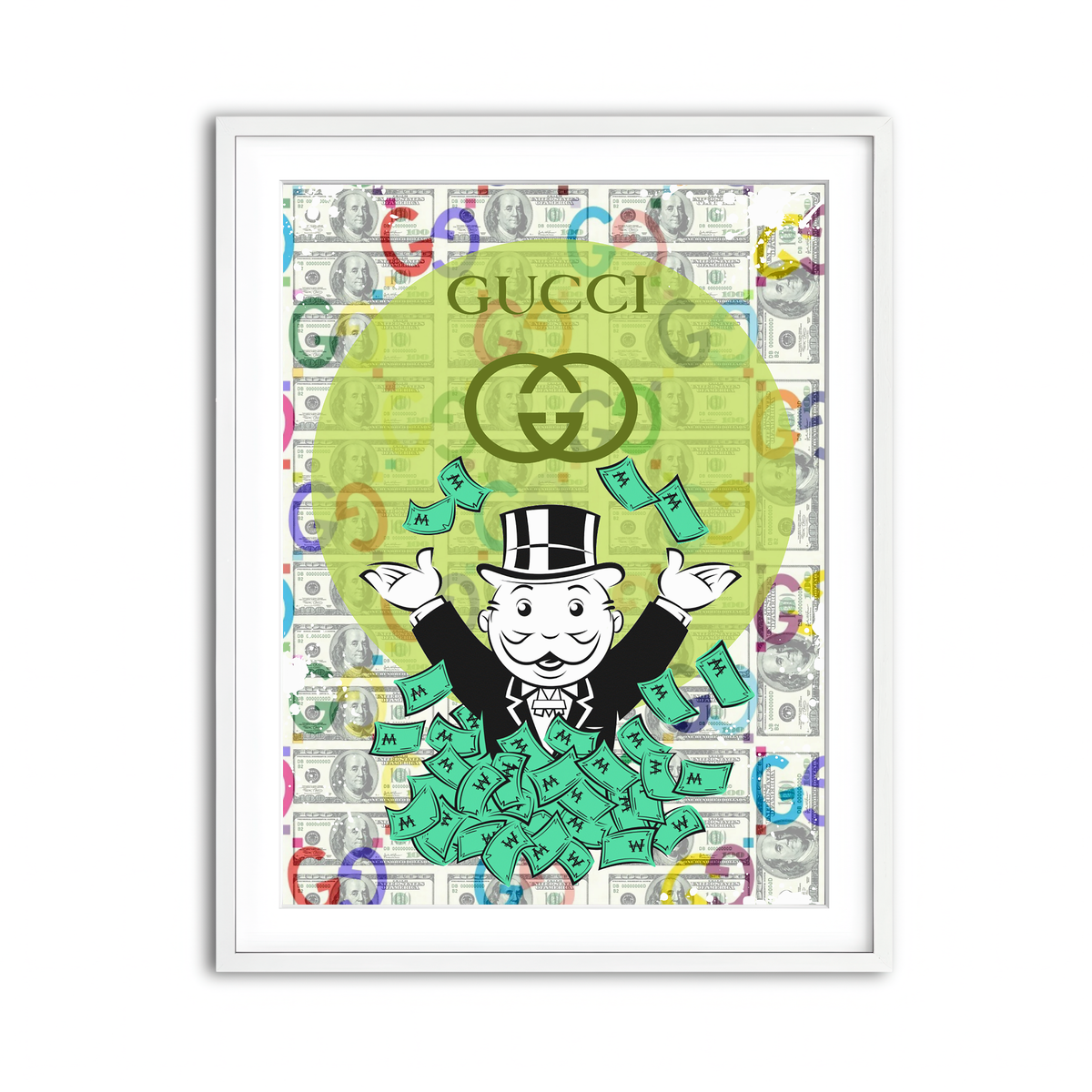 Framed Print 3x4 White